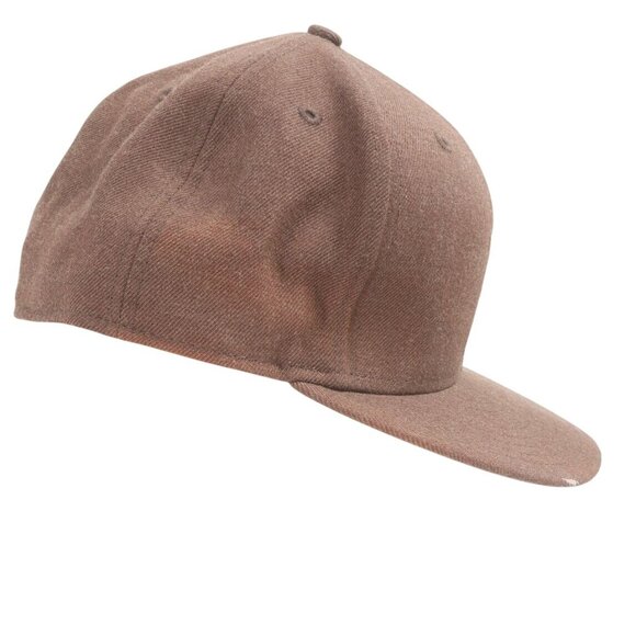 Fear Of God Essentials X New Era 5950 Gothic F Fitted Baseball Hat 7 3/8 Walnut - Picture 10 of 11